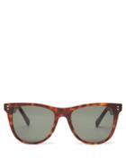 Matchesfashion.com Celine Eyewear - Tortoiseshell Effect D Frame Acetate Sunglasses - Womens - Tortoiseshell