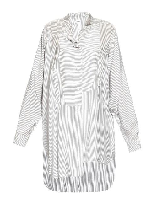 Loewe Oversized Striped Silk Shirt