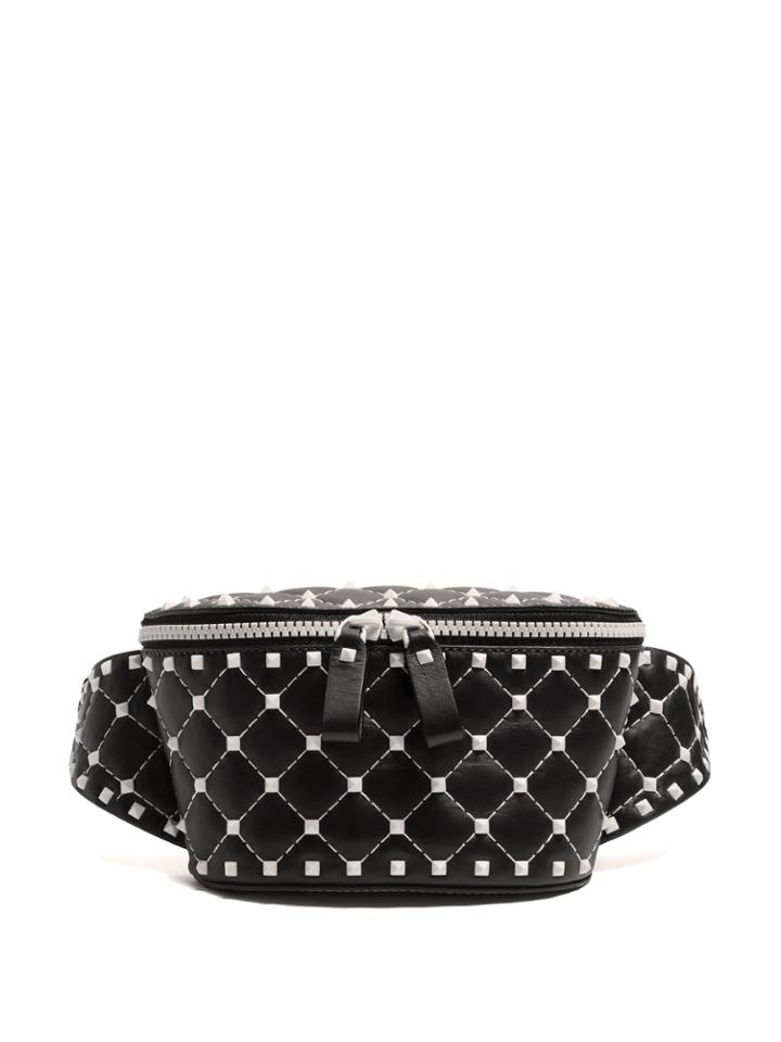 Valentino Rockstud Spike Quilted-leather Belt Bag