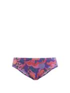 Isabel Marant - Sonny Abstract-print Bikini Briefs - Womens - Pink Print