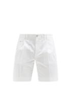 Matchesfashion.com Dolce & Gabbana - Logo-embroidered Cotton-blend Twill Shorts - Mens - White