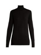 Matchesfashion.com Dolce & Gabbana - Roll Neck Virgin Wool Sweater - Womens - Black