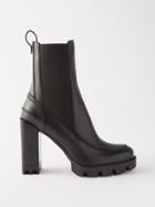 Christian Louboutin - Glory Booty 100 Leather Ankle Boots - Womens - Black