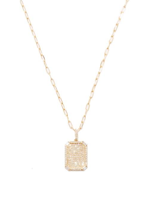 Mens Fine Jewellery Shay - Id Diamond & 18kt Gold Necklace - Mens - Gold