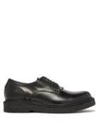Matchesfashion.com Neil Barrett - Hoop-embellished Leather Derby Shoes - Mens - Black