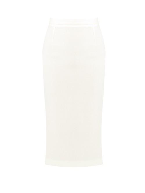 Roland Mouret Arreton Double-faced Wool Pencil Skirt