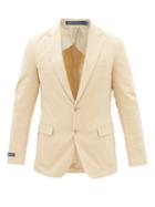 Polo Ralph Lauren - Single-breasted Cotton-blend Blazer - Mens - Beige