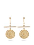 Matchesfashion.com Azlee - Animal Kingdom Diamond & Yellow Gold Earrings - Womens - Gold