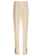 Khaite Gertrude High-rise Twill Trousers