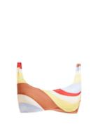 Matchesfashion.com Solid & Striped - The Elle Wave Print Bikini Top - Womens - Multi Stripe