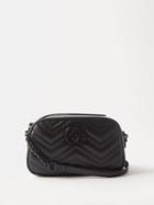 Gucci - Gg Marmont 2.0 Small Leather Cross-body Bag - Womens - Black