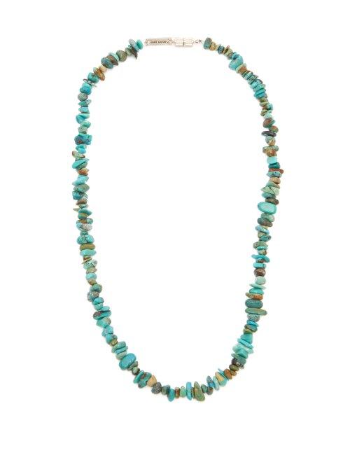 Matchesfashion.com Isabel Marant - Collier Shell Necklace - Mens - Blue