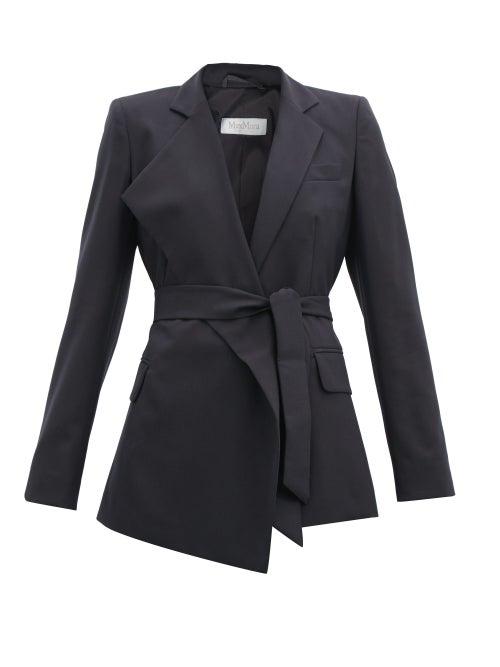 Matchesfashion.com Max Mara - Belluno Jacket - Womens - Navy