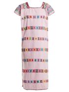 Matchesfashion.com Pippa Holt - No.55 Embroidered Cotton Kaftan - Womens - Pink