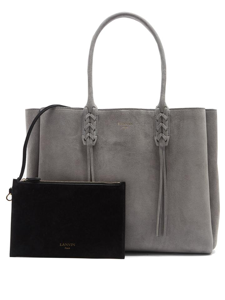 Lanvin Nela Suede Tote