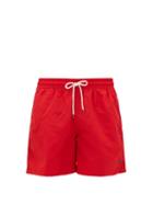 Matchesfashion.com Polo Ralph Lauren - Logo-embroidered Swim Shorts - Mens - Red