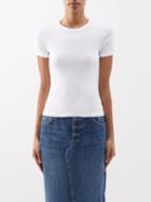 Flore Flore - Car Organic-cotton T-shirt - Womens - White