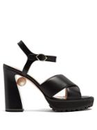 Nicholas Kirkwood Annabel Pearl-heeled Platform Sandals