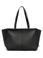 Matchesfashion.com Loewe - Cushion Large Grained-leather Tote Bag - Womens - Black