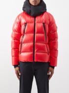 Moncler - Zubair Quilted Down Jacket - Mens - Red