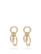 Matchesfashion.com Chlo - Interlinked Hoop Earrings - Womens - Gold