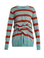 Matchesfashion.com Sies Marjan - Coralie Striped Cotton Sweater - Womens - Multi