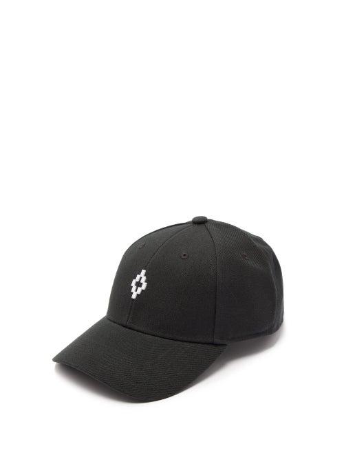 Matchesfashion.com Marcelo Burlon - Embroidered Logo Twill Baseball Cap - Mens - Black