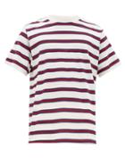 Matchesfashion.com Noon Goons - Oversized Striped Cotton T Shirt - Mens - Red White