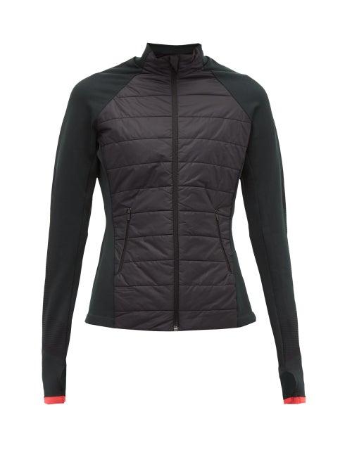 Matchesfashion.com Lndr - Buzz Technical Knit And Quilted Shell Jacket - Womens - Black