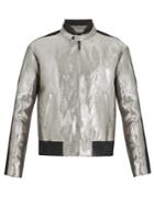 Saint Laurent Contrast-trim Lam Bomber Jacket