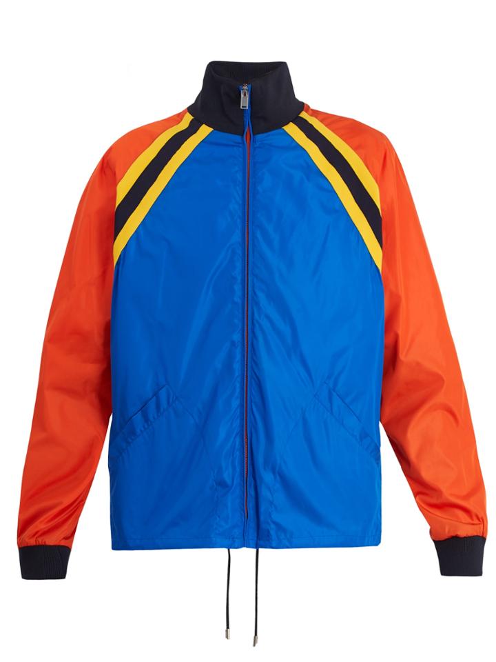 Gucci Tiger-appliqu Nylon Shell Jacket