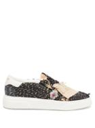 Matchesfashion.com By Walid - Patchwork Slip-on Trainers - Mens - Black White