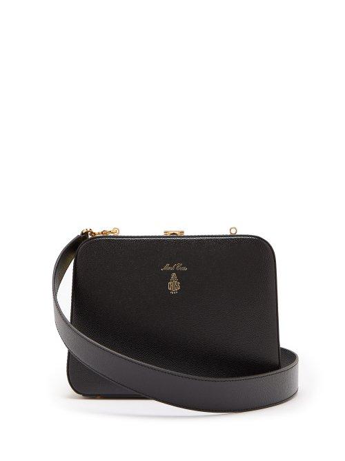 Matchesfashion.com Mark Cross - Juliana Grained Leather Cross Body Bag - Womens - Black