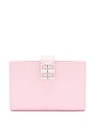 Ladies Accessories Givenchy - 4g Leather Bi-fold Cardholder - Womens - Pink