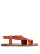 Matchesfashion.com Bottega Veneta - Leather Slingback Sandals - Womens - Tan