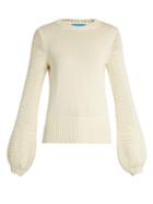 M.i.h Jeans Lova Blouson-sleeve Cotton Sweater