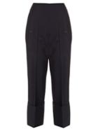 Jil Sander Bruce Exaggerated-cuff Cropped Trousers