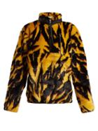Matchesfashion.com Aries - Tiger Print Faux Fur Top - Womens - Black Multi