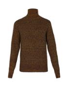 Matchesfashion.com Oliver Spencer - Talbot Wool Roll Neck Sweater - Mens - Brown