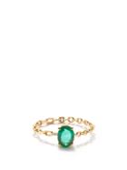 Yvonne Lon - Emerald & 18kt Gold Ring - Womens - Yellow Gold