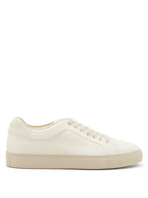 Matchesfashion.com Paul Smith - Basso Leather Trainers - Mens - Ivory
