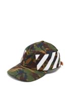 Off-white Printed Camouflage Cotton Cap