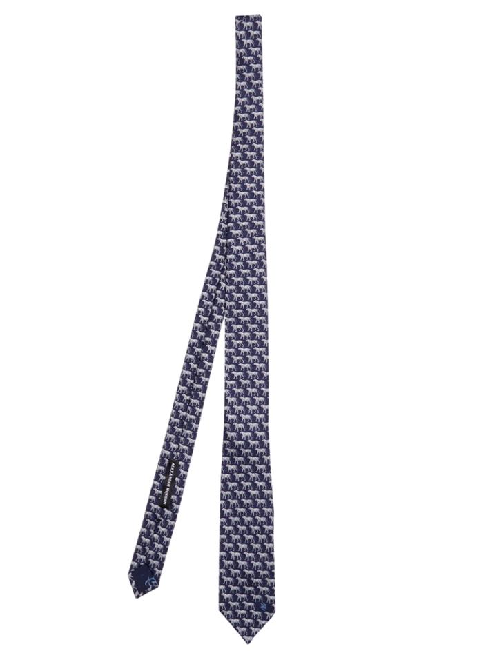Alexander Mcqueen Tiger-print Silk Tie