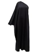 Matchesfashion.com La Collection - Maui One-shoulder Silk-satin Dress - Womens - Black