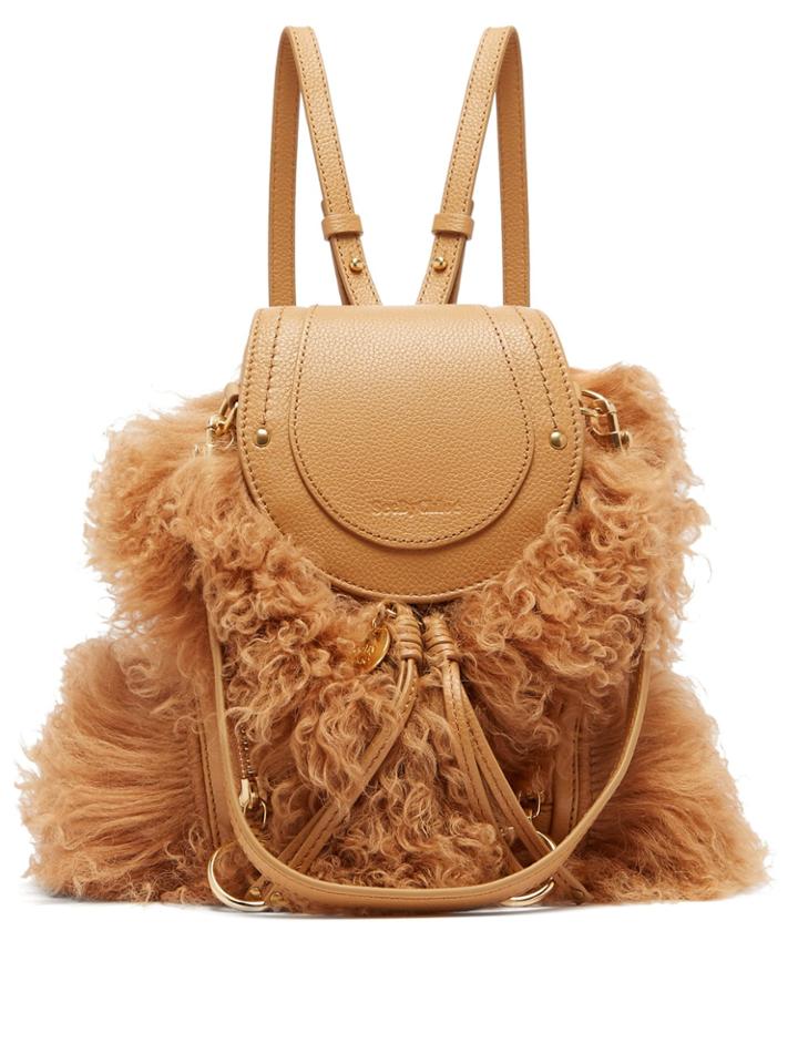 See By Chloé Olga Shearling And Leather Backpack