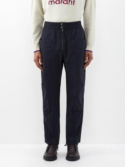 Isabel Marant - Tilsen Cotton-canvas Trousers - Mens - Black