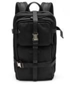 Mens Bags Versace - Greca-straps Technical Backpack - Mens - Black