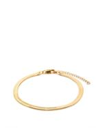 Ladies Jewellery Fallon - Hailey 18kt Gold-plated Herringbone Anklet - Womens - Gold