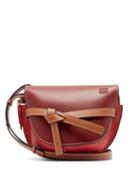 Matchesfashion.com Loewe - Gate Small Bi-colour Leather Cross-body Bag - Womens - Red Multi