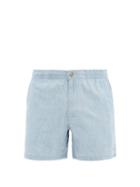 Matchesfashion.com Polo Ralph Lauren - Prepster Classic-fit Cotton-blend Chino Shorts - Mens - Light Blue